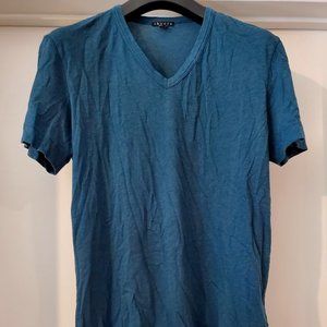 Theory V Neck Short Sleeve T Shirt Sz M